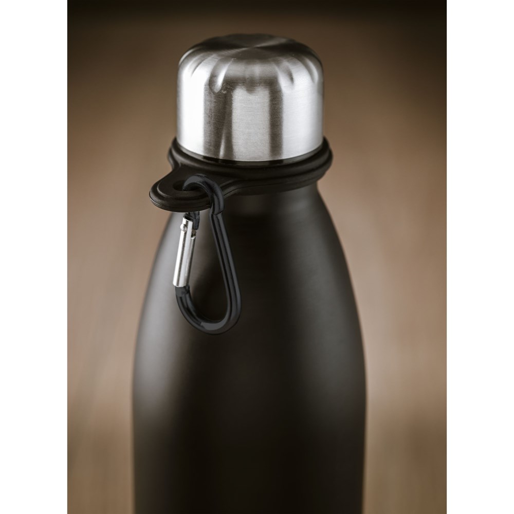 Bottle Carabiner carrying loop for drinking bottle