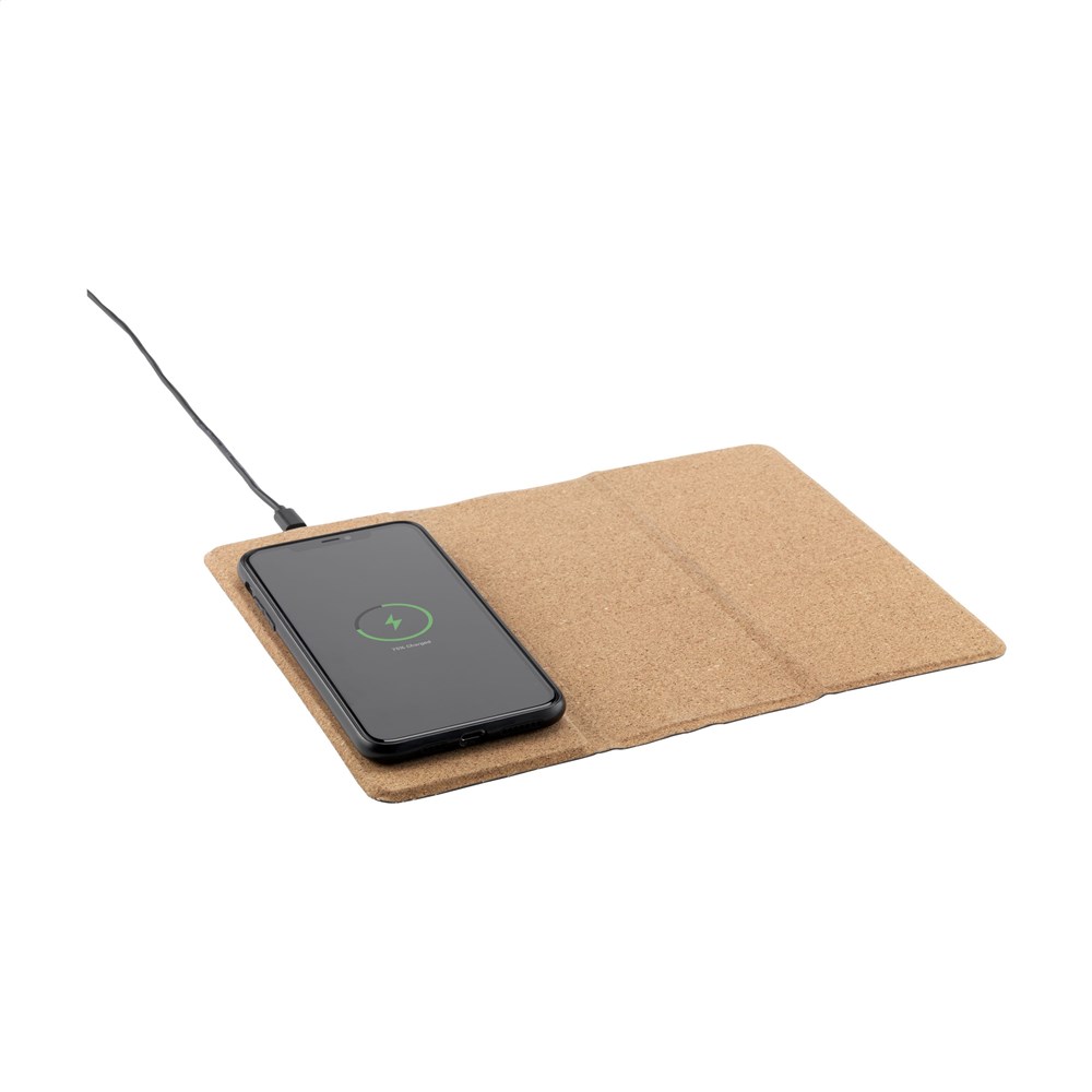 Cork Wireless Charging Mousepad