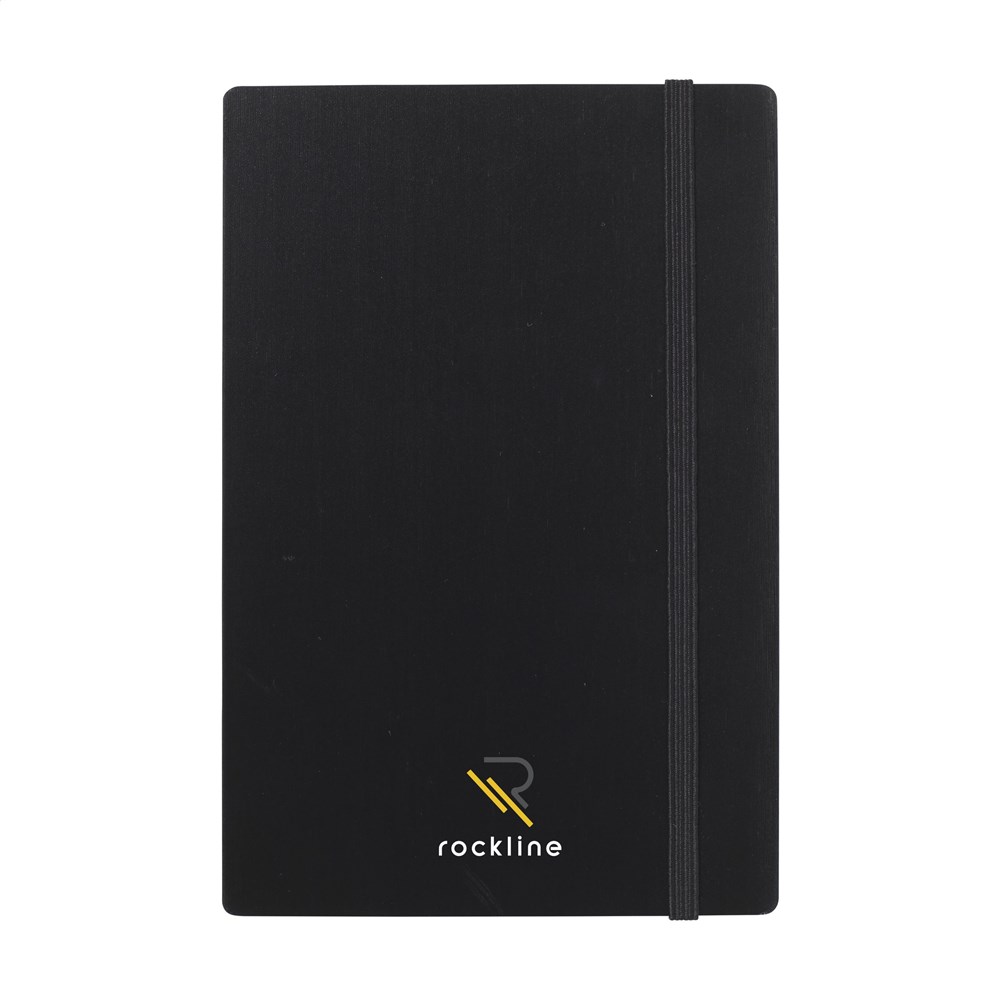 Bamboo Journal Naked Spine Paper Notebook Black A5