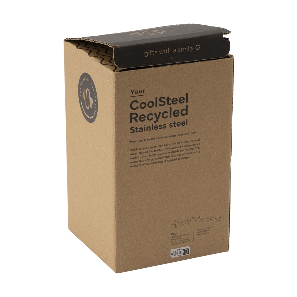 CoolSteel RCS Recycled Steel wine cooler