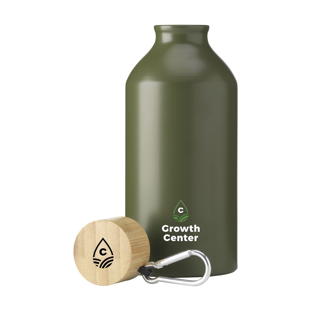 AluBamboo GRS Recycled Alu 500 ml water bottle