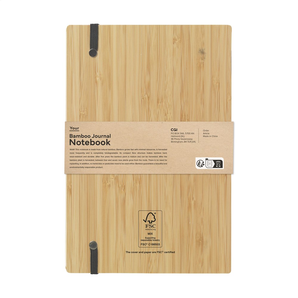 Bamboo Journal Paper Notebook A5