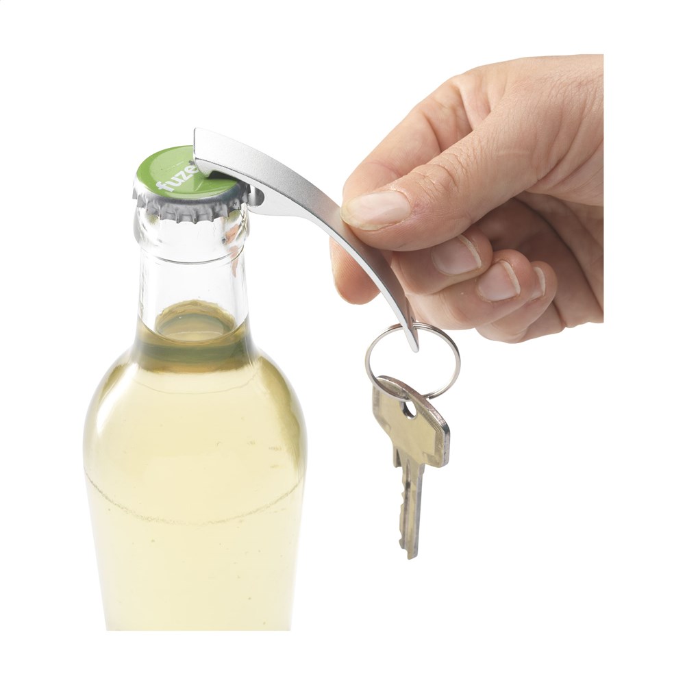 Alu Opener GRS Recycled keyring