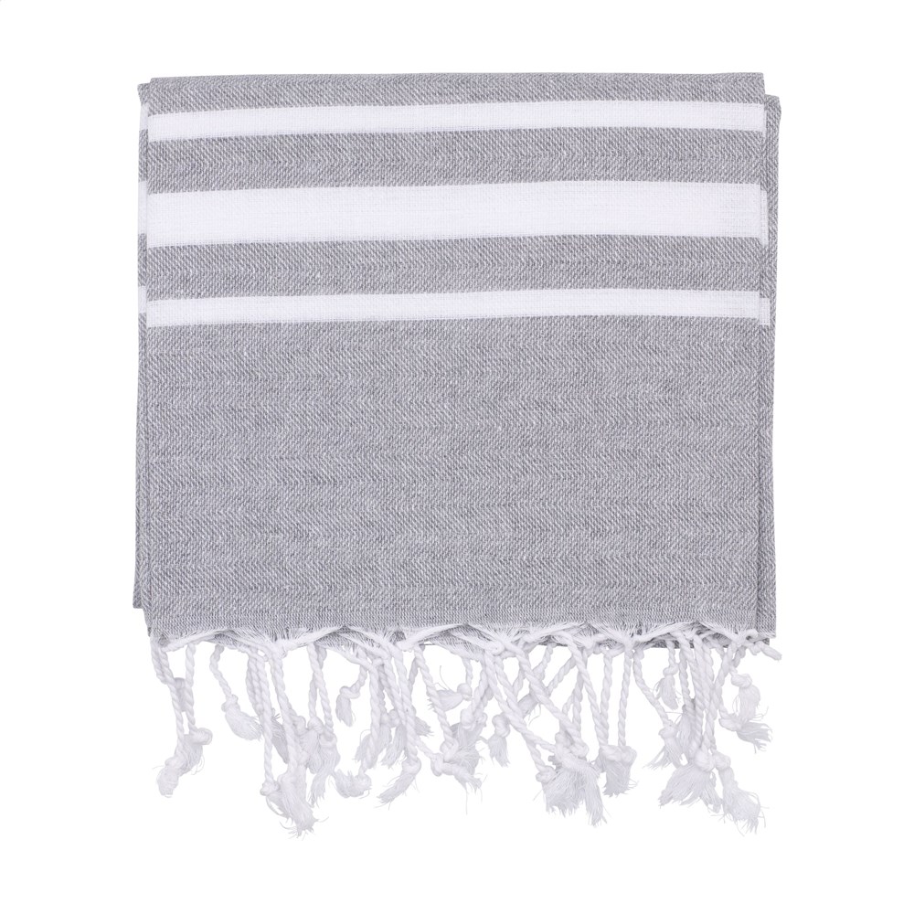 Oxious Hammam Towels - Vibe Luxury white stripe