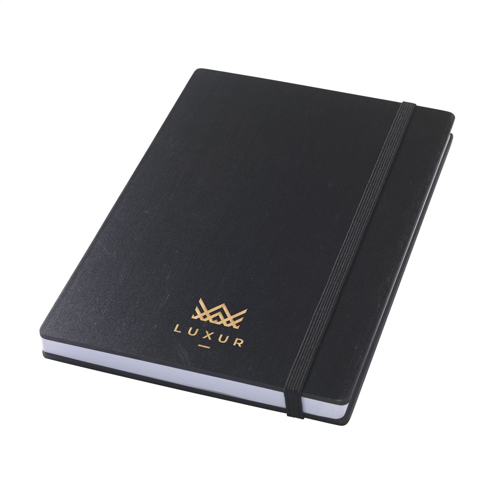 Bamboo Journal Naked Spine Paper Notebook Black A5