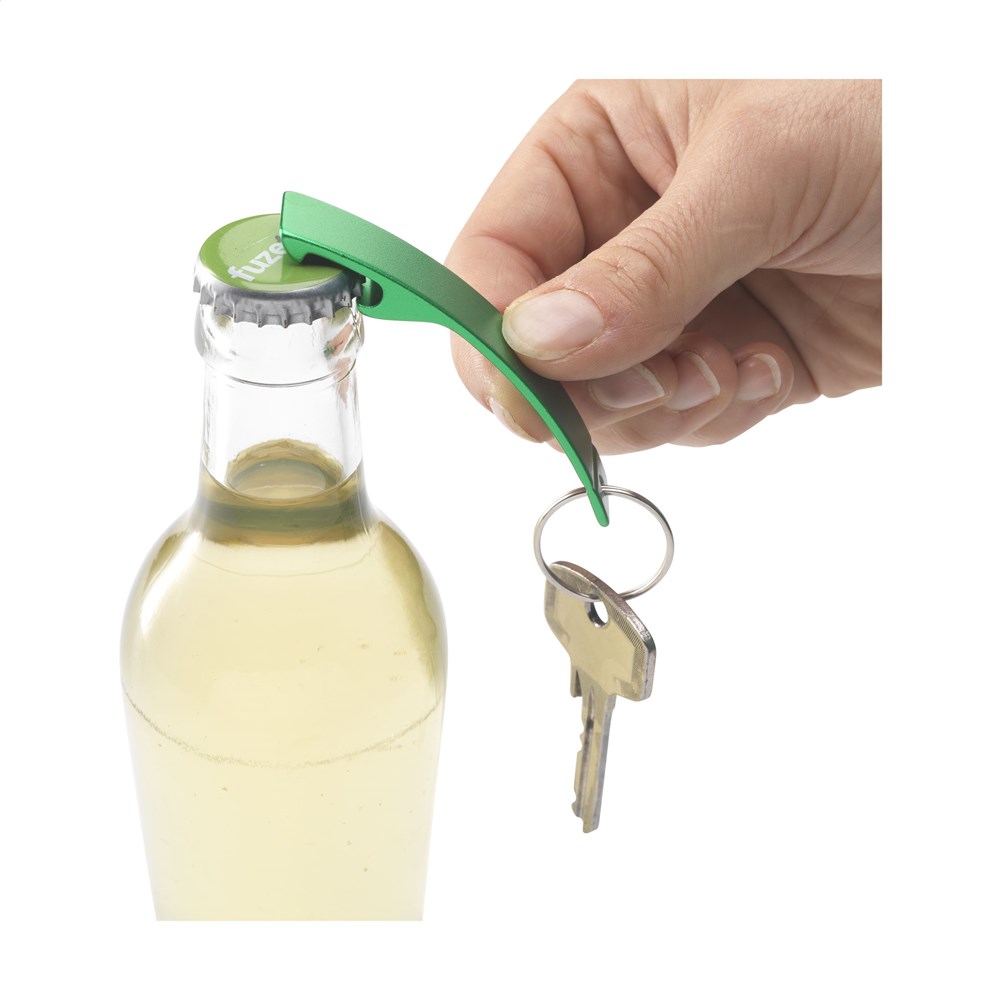 Alu Opener GRS Recycled keyring