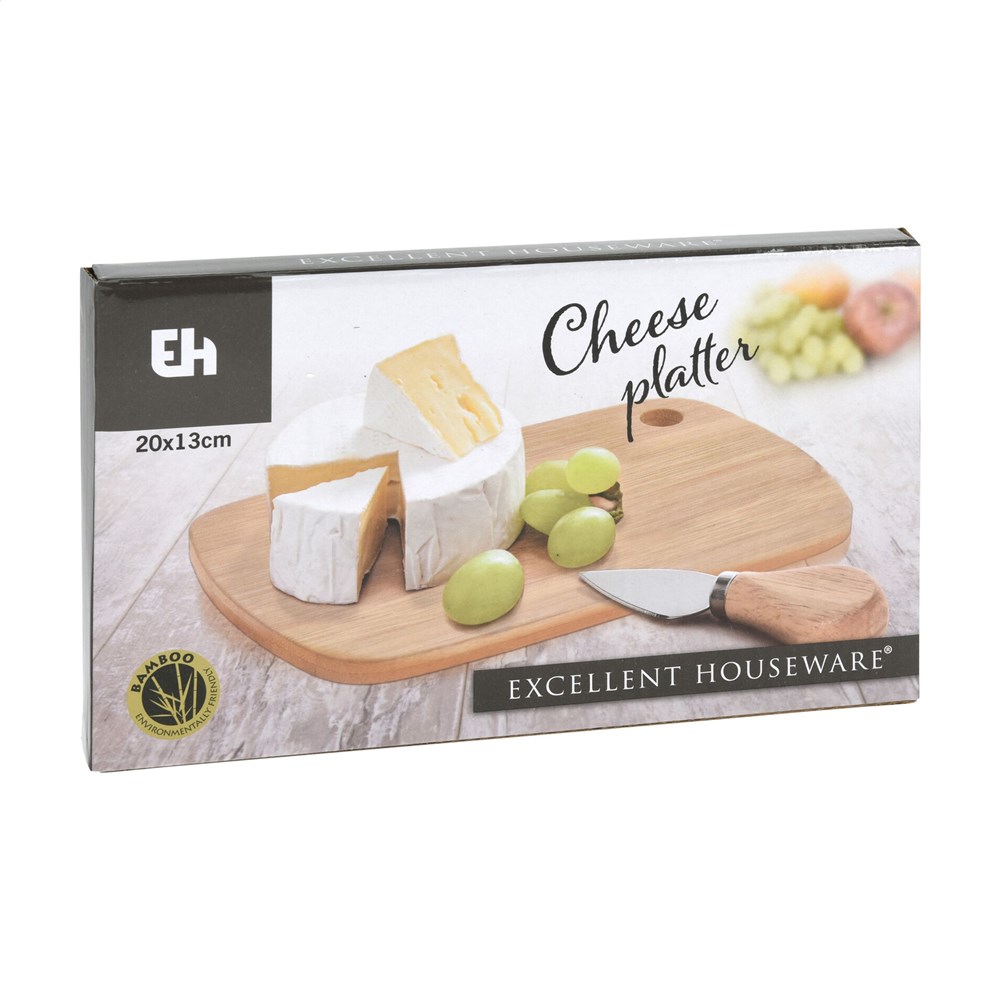 Bamboo Cheese Platter 2-pcs